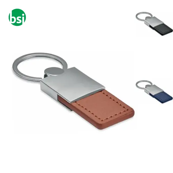 PU and metal key ring - COLUMBUS -  1