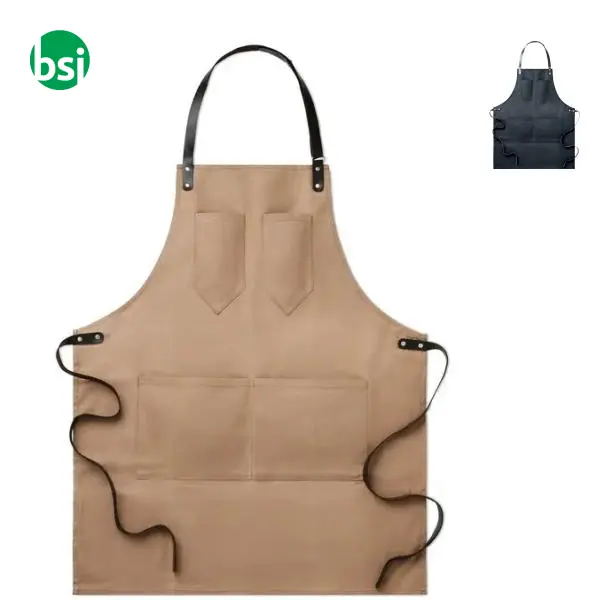 Apron in leather - CHEF -  1