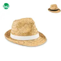 Natural straw hat - MONTEVIDEO