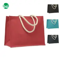 Jute bag with cotton handle - AURA