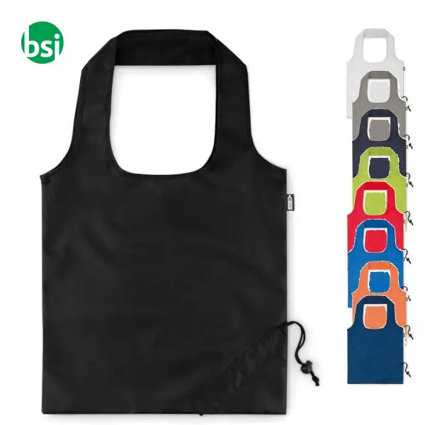 Foldable RPET shopping bag - FOLDPET -  1