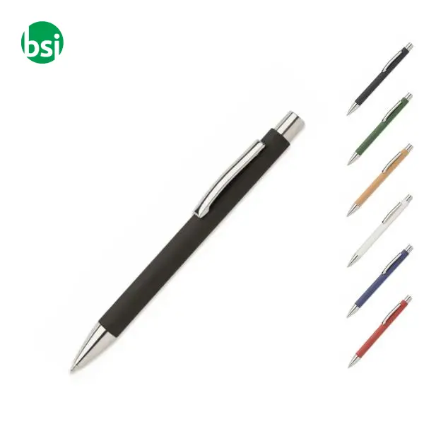 Recycled paper push ball pen - OLYMPIA -  1