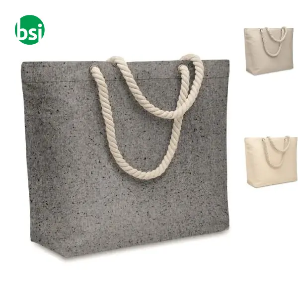 Cord handle beach bag 220gr/m² - MARE -  1