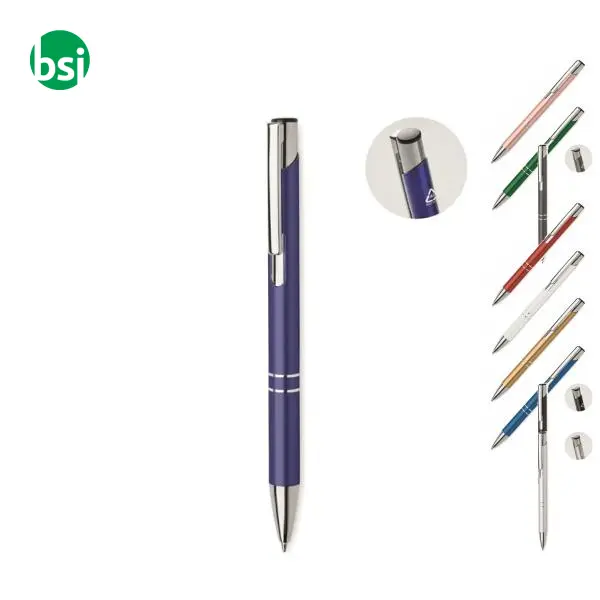 Recycled aluminium ball pen - DONA -  1