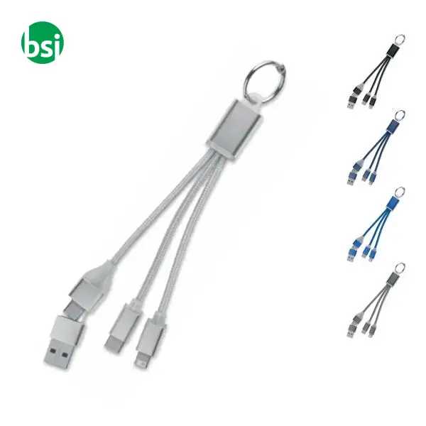 4 in 1 charging cable type C - BLUE -  1