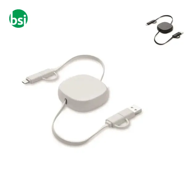 60W retractable charging cable - LINEA -  1