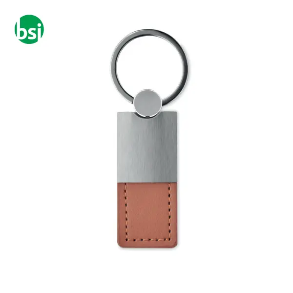 PU and metal key ring - COLUMBUS -  2