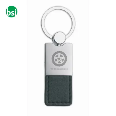 PU and metal key ring - COLUMBUS - Immagine 7