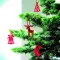 Set of 6 felt tree hangers - ROUGE - Anteprima 8