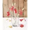 Set of 6 felt tree hangers - ROUGE - Anteprima 4