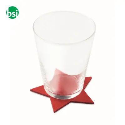 RPET 4 felt coaster set - STARGUARD - Immagine 3