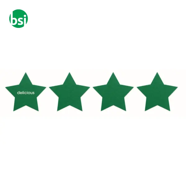 RPET 4 felt coaster set - STARGUARD -  9