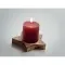 Candle on star wooden base - LOTUS - Anteprima 6
