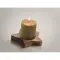 Candle on star wooden base - LOTUS - Anteprima 21