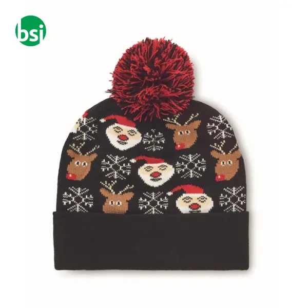 Christmas knitted beanie - SHIMAS HAT -  4