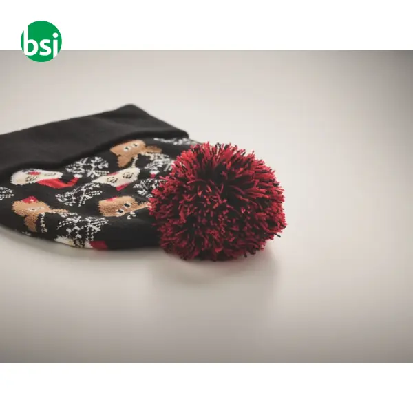 Christmas knitted beanie - SHIMAS HAT -  6