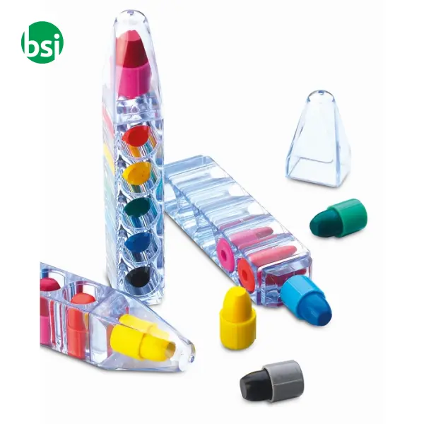 Set of 6 wax crayons - MAGIC -  1