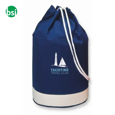 Cotton duffle bag bicolour - YATCH - Immagine 3