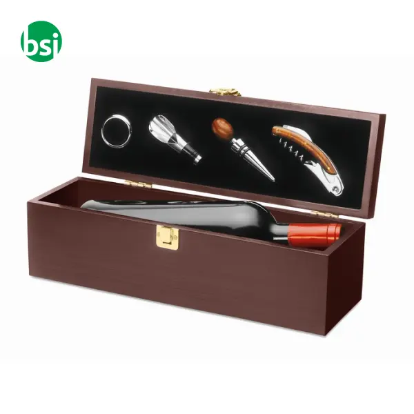 Wine set in wine box - COSTIERES -  1