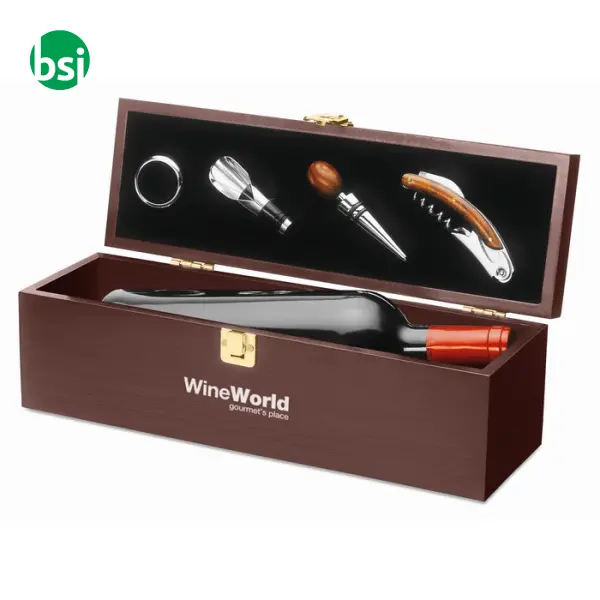Wine set in wine box - COSTIERES -  5