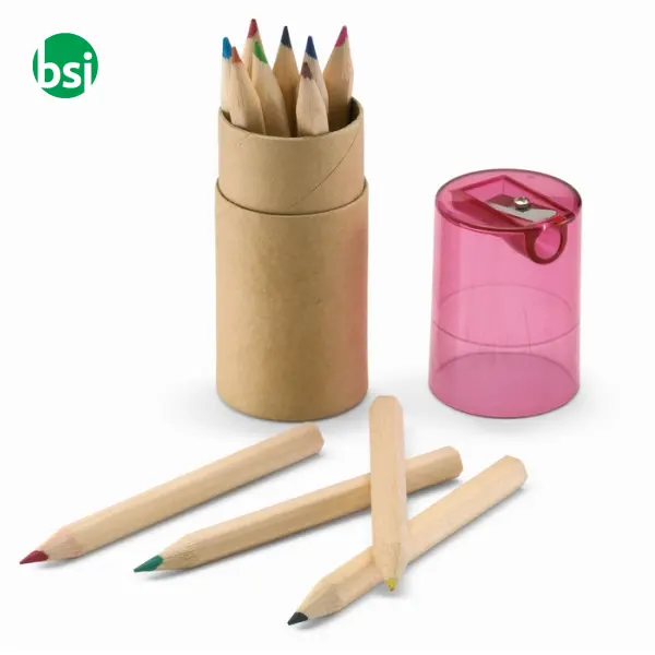 12 coloured pencils - LAMBUT -  8