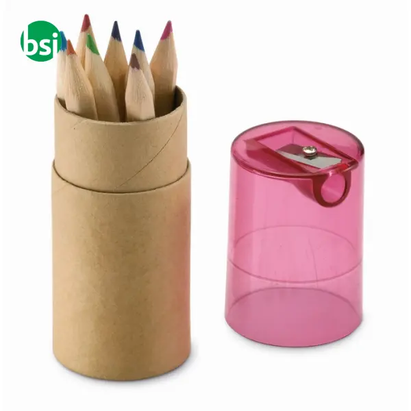 12 coloured pencils - LAMBUT -  6