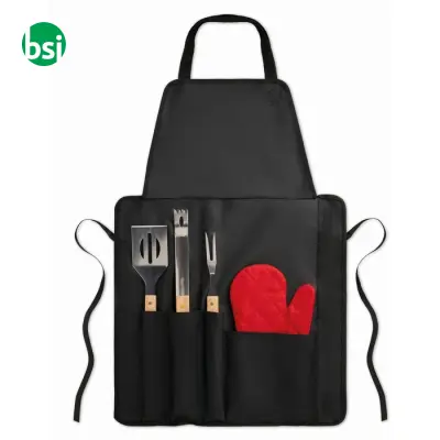 BBQ apron with BBQ tools - DONAU EAST - Immagine 2