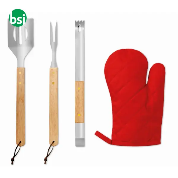 BBQ apron with BBQ tools - DONAU EAST -  4