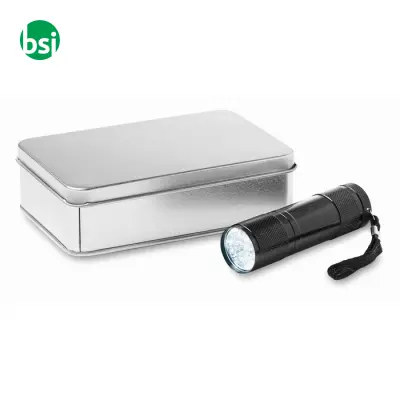 LED torch in tin box - LED PLUS - Immagine 3