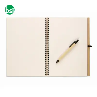Recycled notebook and ball pen  - BLOQUERO PLUS - Immagine 3