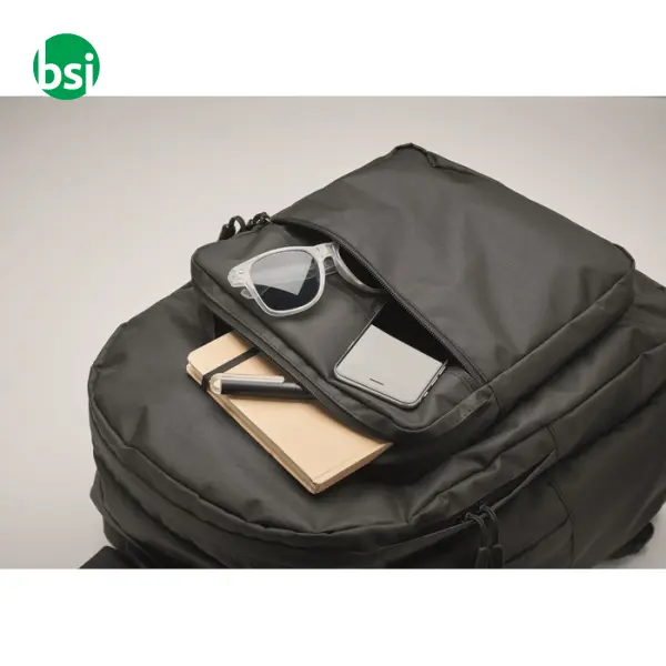 300D RPET laptop backpack - VALLEY BACKPACK -  10