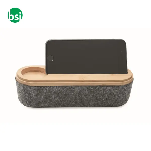 RPET felt pencil case with lid - MILE -  6