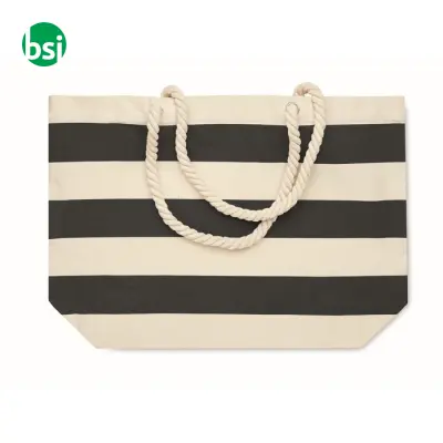 Cotton beach bag 220 gr/m² - HEAVEN STRIPE - Immagine 2