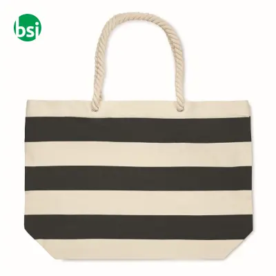 Cotton beach bag 220 gr/m² - HEAVEN STRIPE - Immagine 3