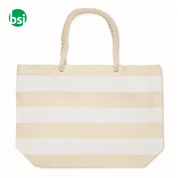 Cotton beach bag 220 gr/m² - HEAVEN STRIPE -  10