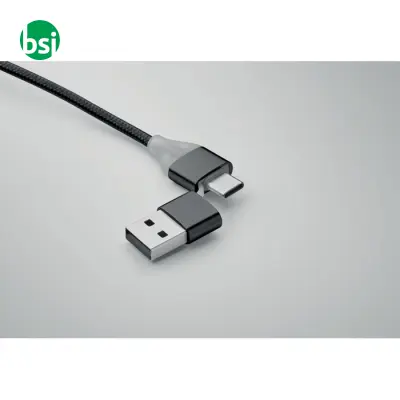 4 in 1 charging cable type C - BLUE - Immagine 10