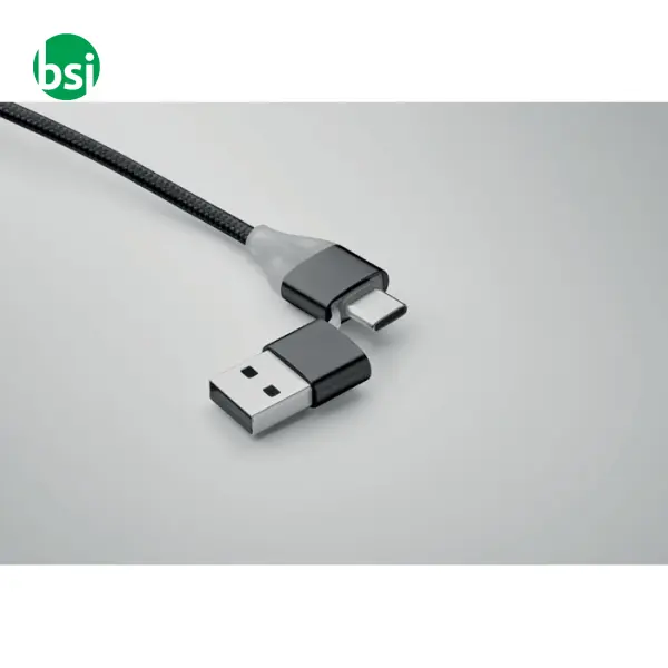 4 in 1 charging cable type C - BLUE -  10