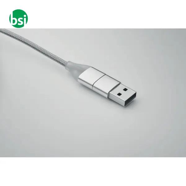 4 in 1 charging cable type C - BLUE -  20