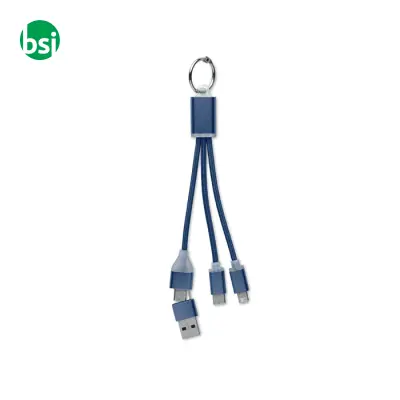 4 in 1 charging cable type C - BLUE - Immagine 25
