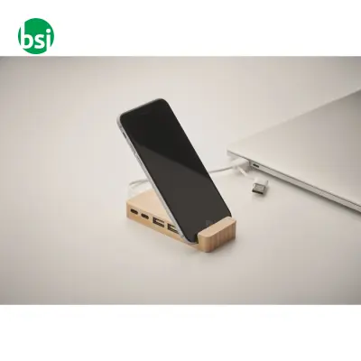 Bamboo USB 4 ports hub - HUBSTAND - Immagine 7
