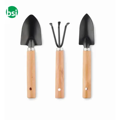 3 garden tools in RPET pouch - GRASS - Immagine 6