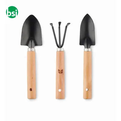 3 garden tools in RPET pouch - GRASS - Immagine 7