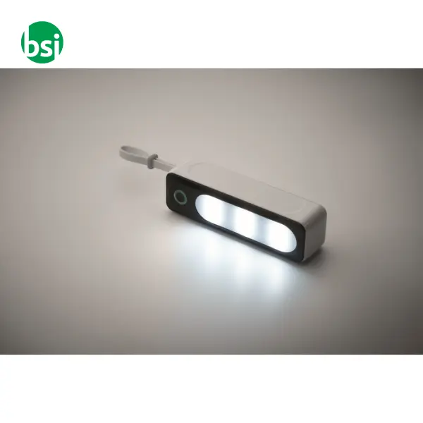 5000 mAh power bank with COB - POWLIGHT -  5
