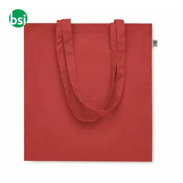 Organic cotton shopping bag - BENTE COLOUR -  10