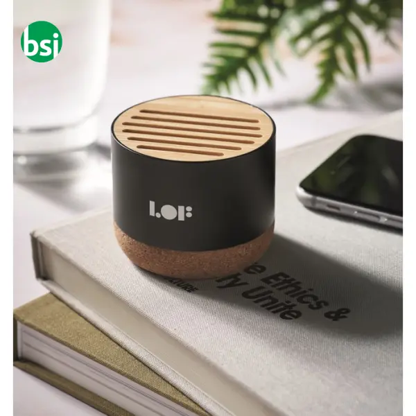 Cork and aluminium speaker - RUMBA -  3