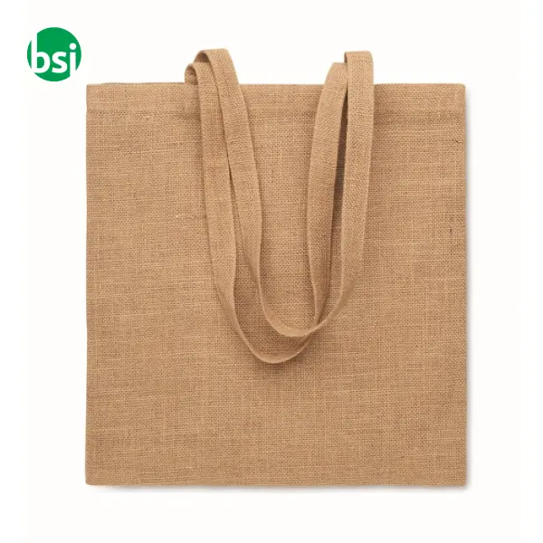 Jute long handled shopping bag - ZOLANG -  1