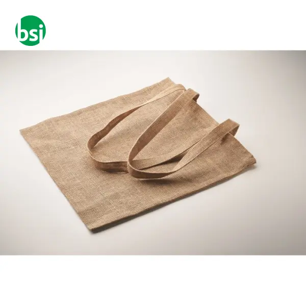 Jute long handled shopping bag - ZOLANG -  6