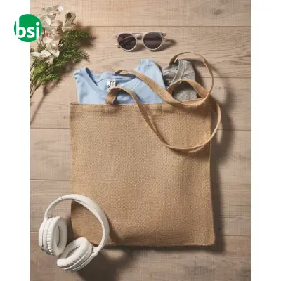 Jute long handled shopping bag - ZOLANG - Immagine 2