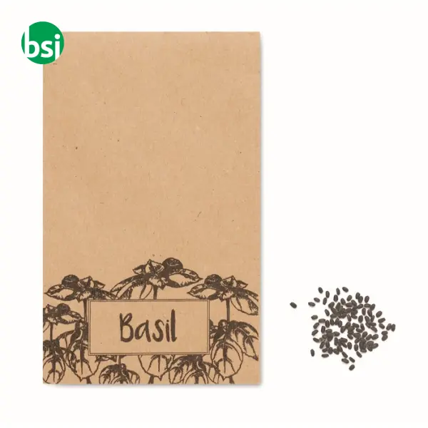 Basil seeds in craft envelope - BASILOP -  1