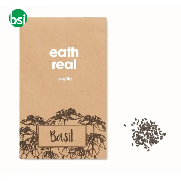 Basil seeds in craft envelope - BASILOP -  2